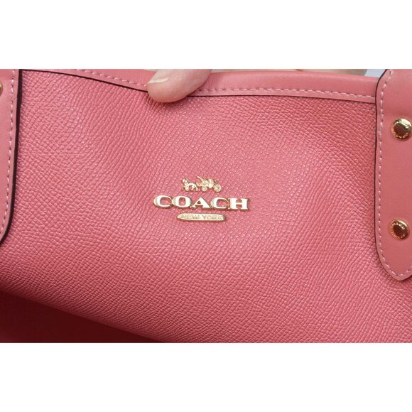 Coach Reversible Large Open Tote Beige/Pink Nice! - Picture 6 of 15